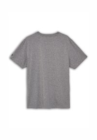 Grijze korte mouwen t-shirt met een ronde hals, gemaakt van een zachte katoenmix; heeft een eenvoudig ontwerp zonder zichtbare logo's.