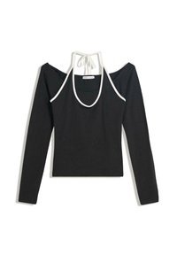 HALTER NECK - Langarmshirt - black