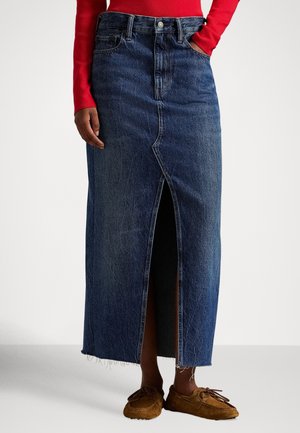 DENIM MAXISKIRT - Maksiseelik - rander wash