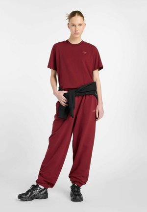 ATHLETICS - Camiseta básica - monarch burgundy