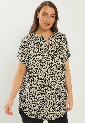 Yours Clothing, PLUS SIZE CASUAL TOPS - Pusero - brown