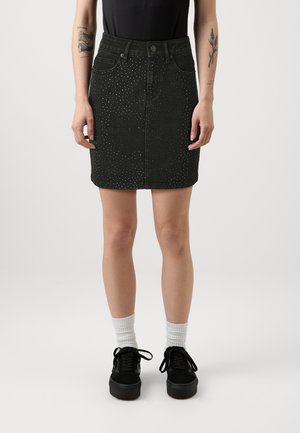 ONLKAMMA SHORT SKIRT  - Minisukňa - washed black