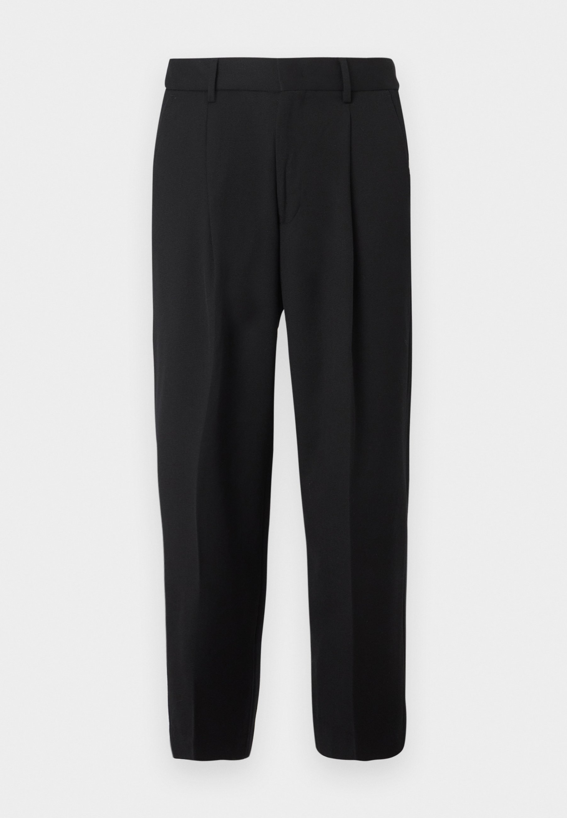 GmbH DOUBLE ZIPS - Trousers - black - Zalando.co.uk