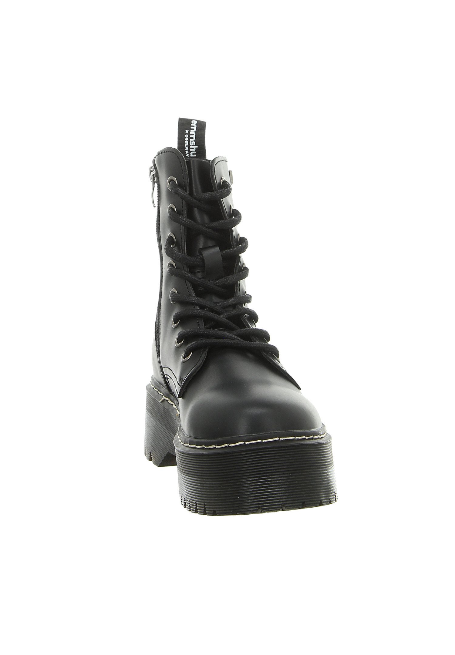 Emmshu ABI - Plateaustiefelette - black/schwarz - Zalando.de