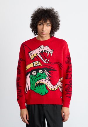 VILLARD SWEATER - Jersey de punto - lifeguard red