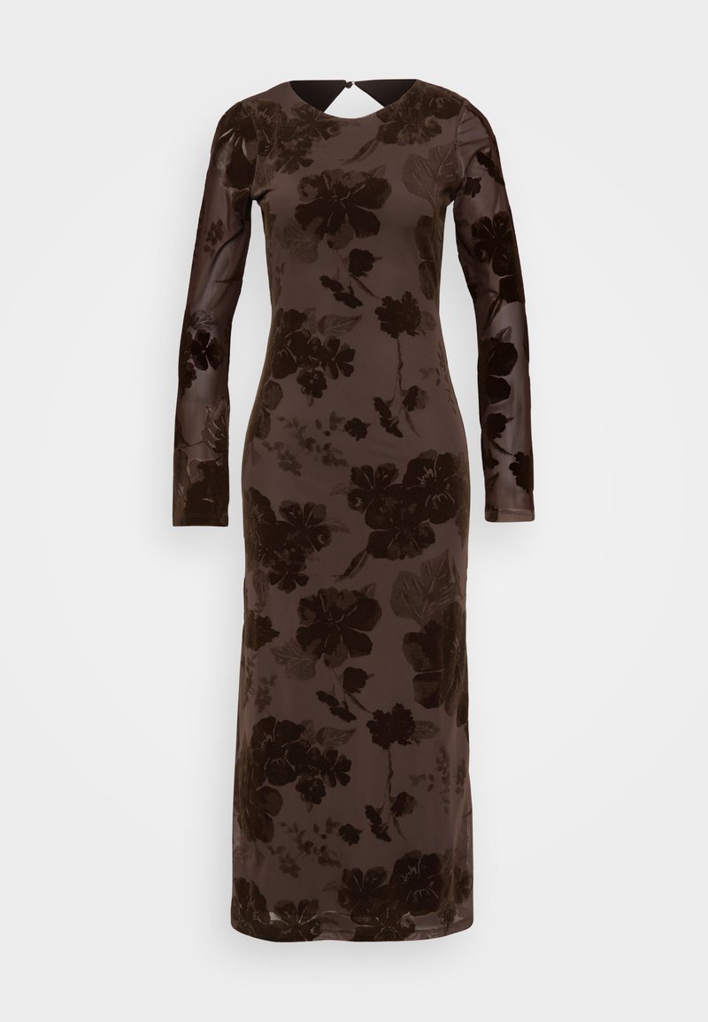 Gina Tricot Petite Maxi-jurk bruin