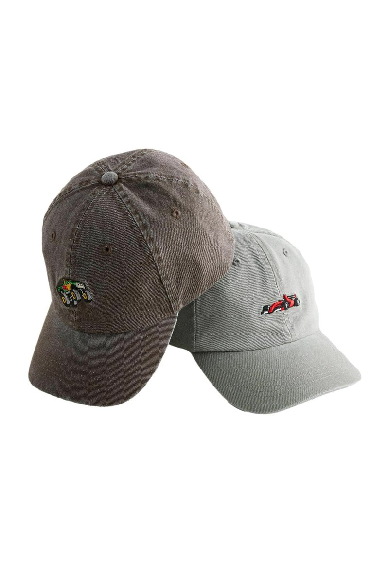 Next WASHED CAPS 2 PACK . - Cap - stone grey rust brown motorsports ...