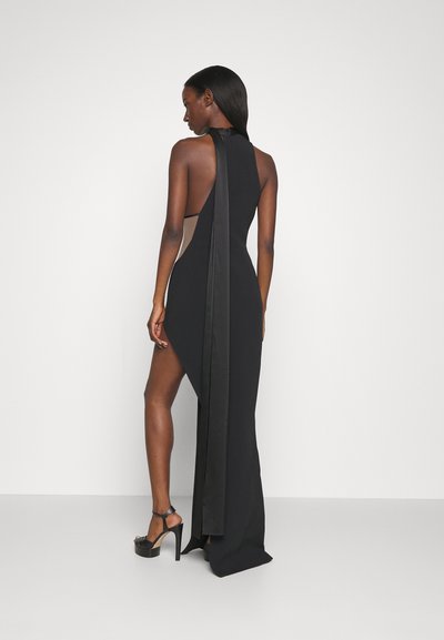 David Koma WRAP EFFECT OPEN LEG GOWN - Cocktail φόρεμα / Φόρεμα για πάρτι - black