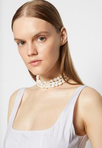 STAUD WELLS DRESS - Day dress - white