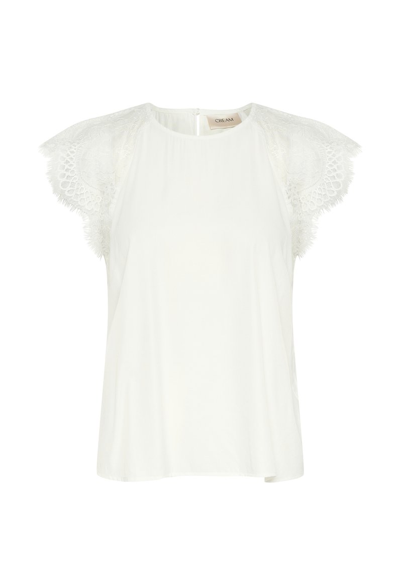 Cream Blouse wit