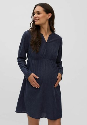 MAMALICIOUS, DRESS MLJACIA MATERNITY DRESS - Shirt dress - navy blazer