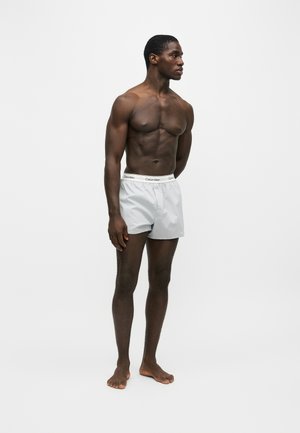 Calvin Klein Underwear, SLIM 3 PACK - Боксерки - black/goji berry/harbor mist