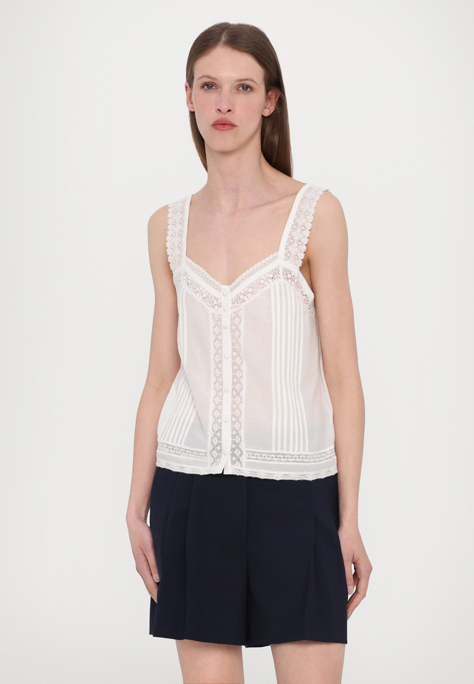 Zadig & Voltaire CELITE TOMBOY - Top - judo/off-white - Zalando.co.uk