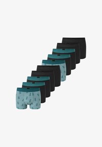 Valgt, schwarz/türkis