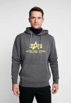 Alpha Industries Kapuzenpullover - charcoal heather