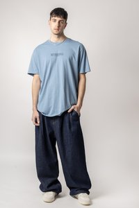 Kaotiko WASHED METAMORPHOSIS UNISEX - Apdrukāts T-krekls - blue fly