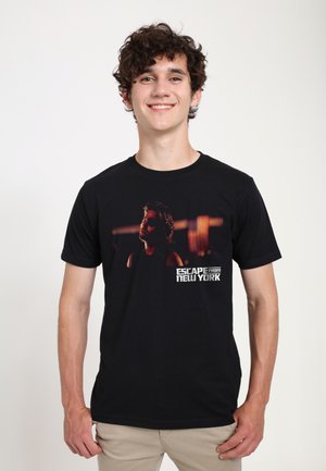 ESCAPE FROM NEW YORK CALL ME SNAKE - Print T-shirt - black