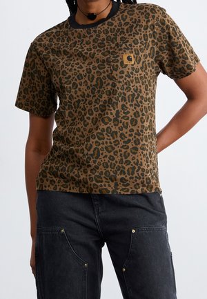 Camiseta estampada - brown