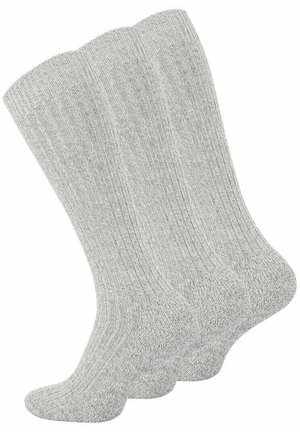 3 PAAR - Socken - grau