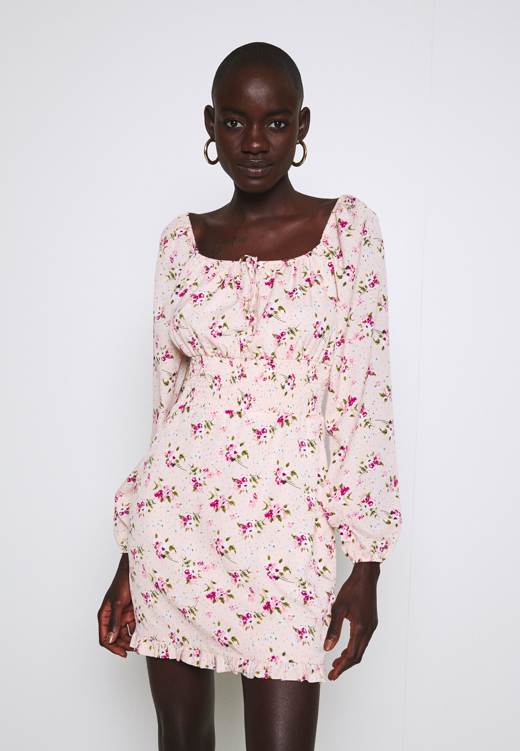 Missguided Tall WAIST MINI DRESS Kjole pink Zalando.no Missguided Tall WAIST MINI DRESS - Kjole - pink