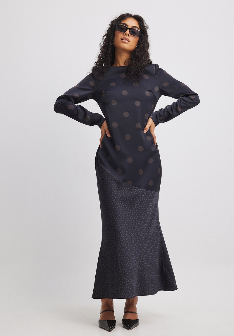 NA-KD Maxi-jurk donkerblauw
