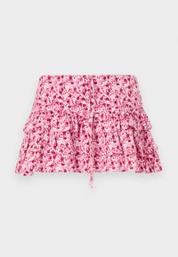 FRILL SKIRT - Miniskjørt - pink ditsy