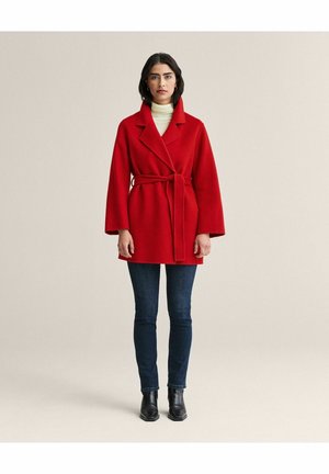 Pitkä takki - röd