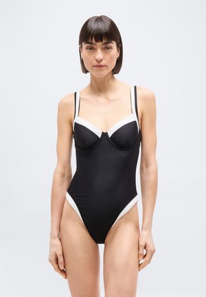 UNDERWIRE ONE PIECE - Ujumistrikoo - black