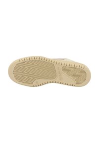 Shoe sole with beige rubber tread, zigzag pattern for grip, size 38, and "Flamingos Life" branding visible on the bottom.
