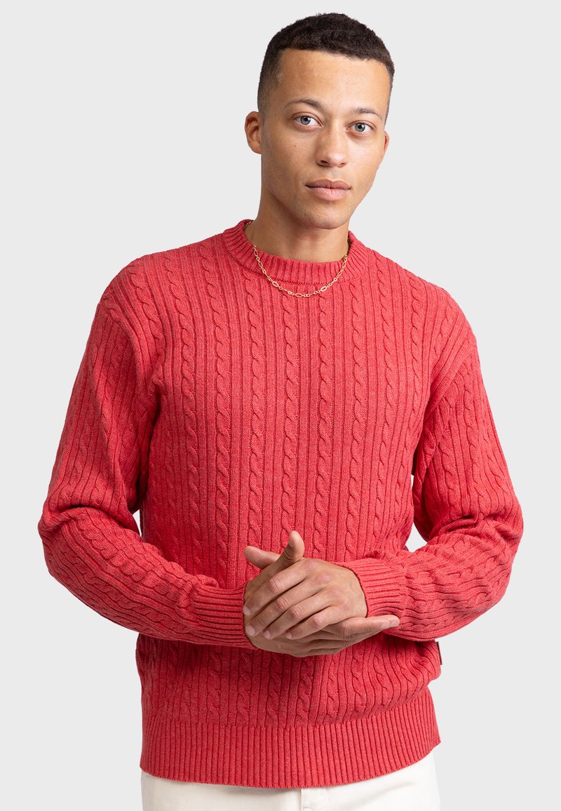 Redefined Rebel LIAM REGULAR FIT - Jersey de punto - red