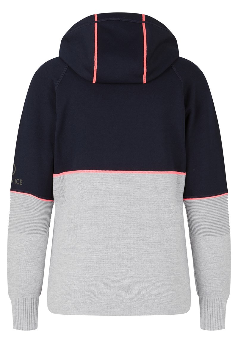 Damen Sportbekleidung | Bogner Fire + Ice Sweatjacke hellgrau/navy-blau/hellgrau - TQ01251 Damen Sportbekleidung | Bogner Fire + Ice Sweatjacke hellgrau/navy-blau/hellgrau - TQ01251