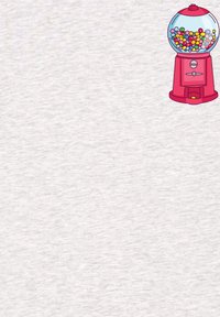 watapparel KAUGUMMIAUTOMAT - T-shirt imprimé - cool heather grey