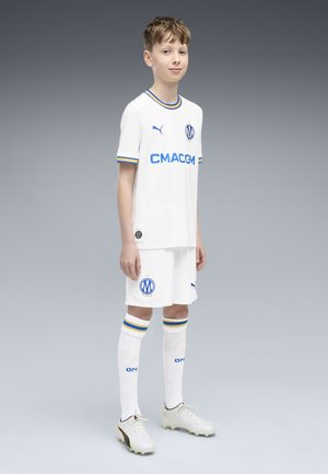 Puma, OLYMPIQUE DE MARSEILLE 26/27 SHORTS UNISEX - Pantaloncini sportivi - white- team royal