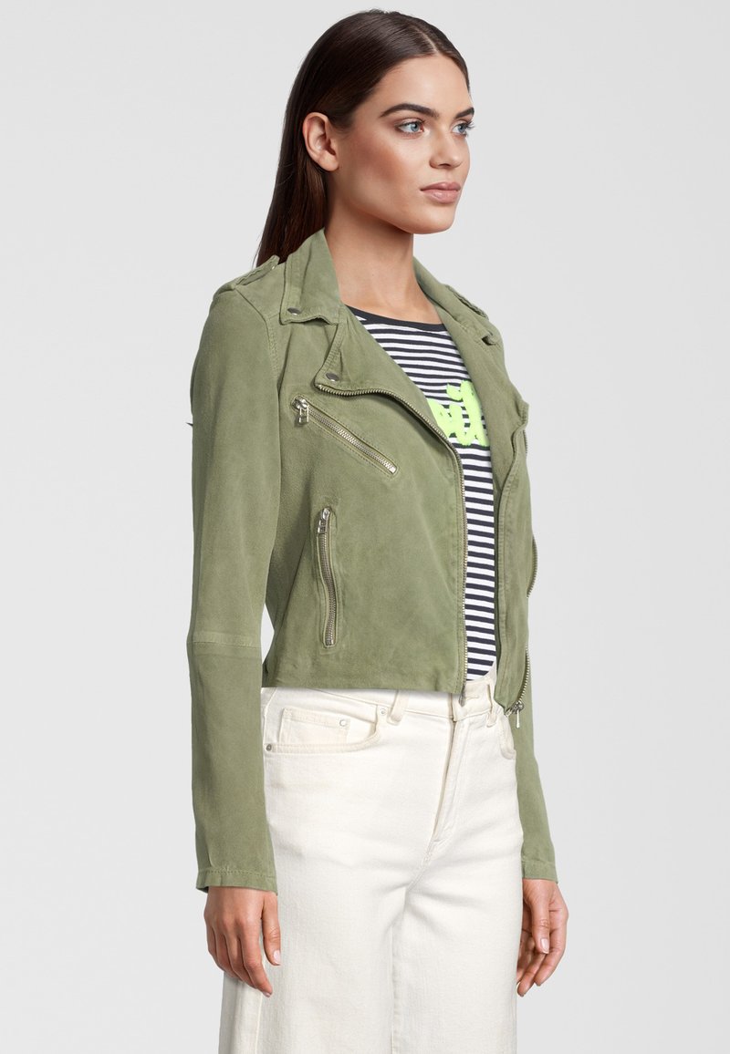 Damen Leichte Jacken | Goosecraft MARLIN Lederjacke olive moss/oliv - QC78204 Damen Leichte Jacken | Goosecraft MARLIN Lederjacke olive moss/oliv - QC78204