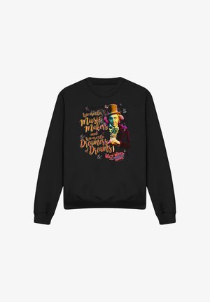 Cotton Soul, WILLY WONKA AND THE CHOCOLATE FACTORY/MUSIC MAKERS - Sweatshirt - black