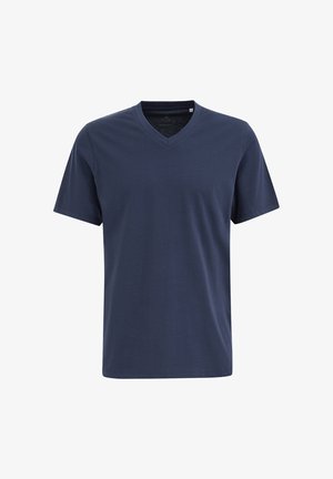 WE Fashion, T-shirt basique - navy blue