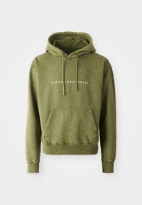 ACID LOGO HOODIE UNISEX - Sportinis megztinis - moss green
