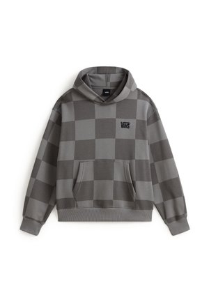 Vans, TONAL CHECK STRETCH LOGO PULLOVER. - Hoodie - dark grey