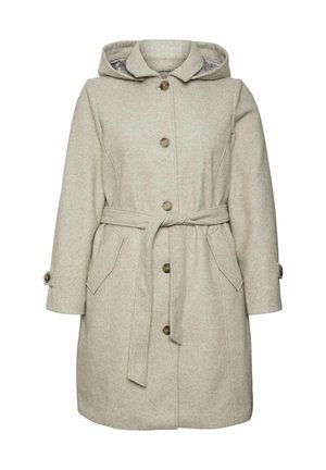 Vero Moda Curve VMCVINCECHELSEA CUR EXC - Cappotto classico - silver mink