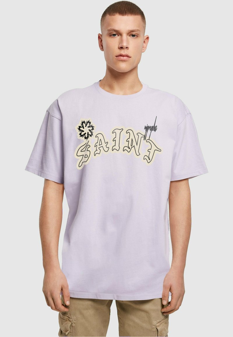 MJ Gonzales MÄNNER HEAVY OVERSIZED - T-shirts print - lilac