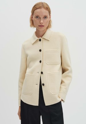 LOOSE FIT STRAIGHT CUT - Veste légère - buttercream