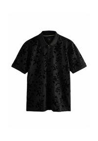FLOCKED - Polotričko - black floral