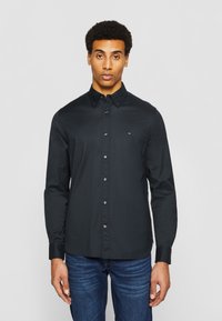 Tommy Hilfiger - CORE FLEX REGULAR FIT - Skjorte - black Miniatyrbilde 1