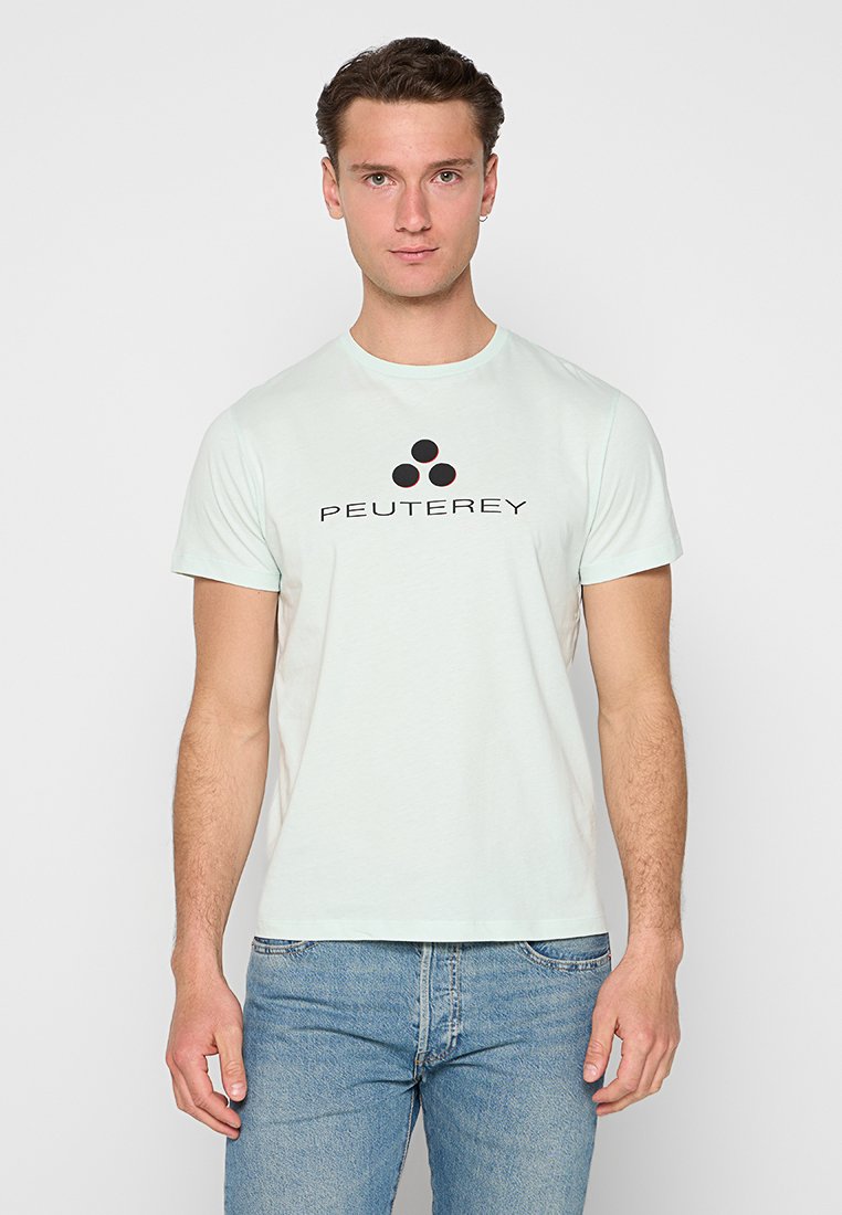 Peuterey T-shirt print lichtblauw