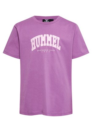 Hummel HMLFAST  - T-shirt print - argyle purple