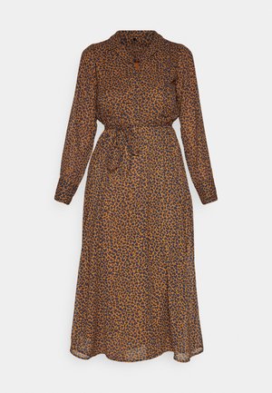 ONLY, ONLALLIE MIDI DRESS  - Kjole - chipmunk aop/lennie leo