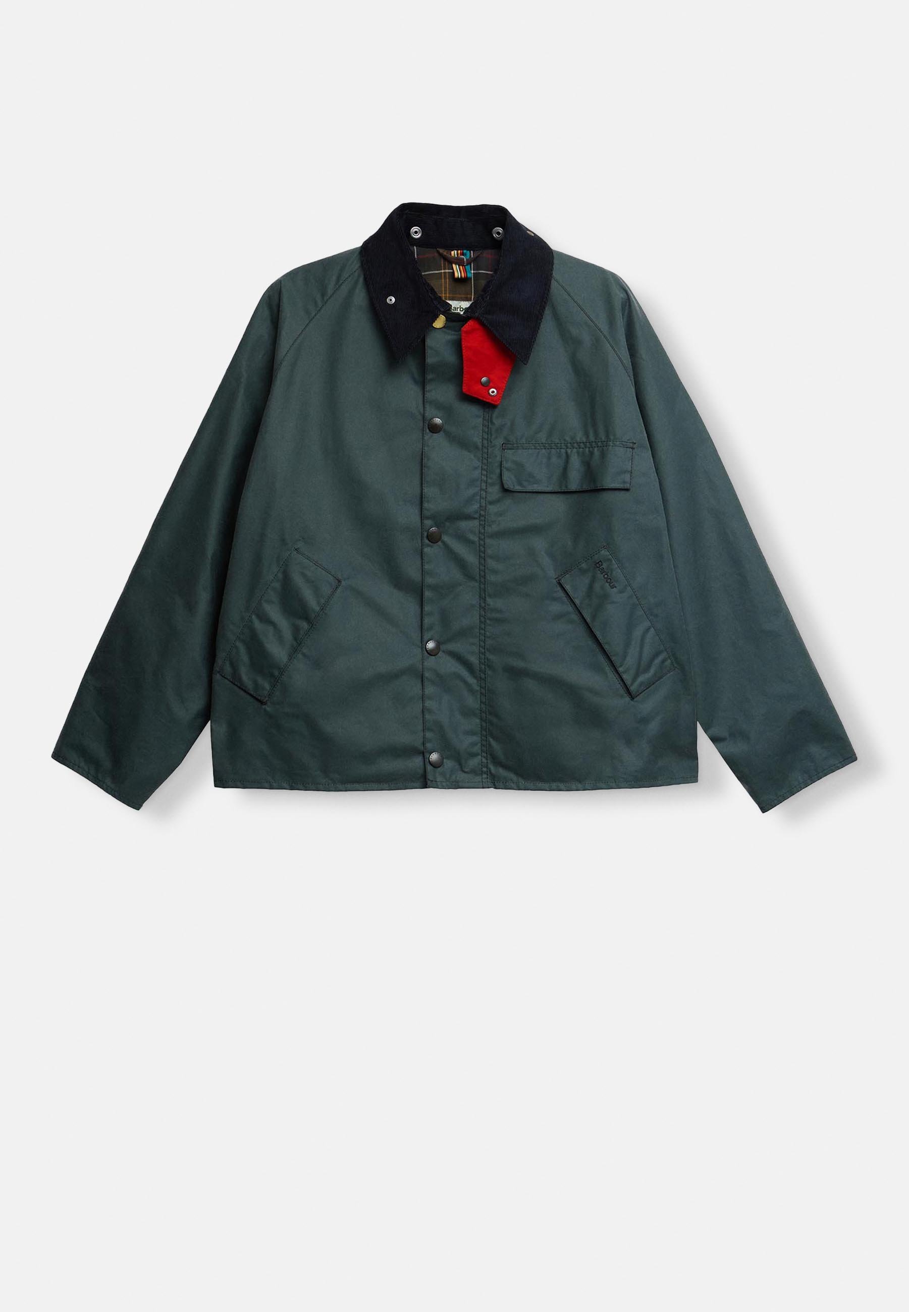 Barbour PAUL SMITH LOVES BARBOUR TRANSPORT WAXED JACKET UNISEX