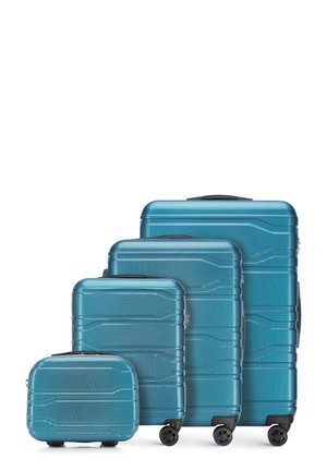 LUGGAGE SET WITH WASH BAG FROM POLYCARBONATE - Luggage set - blue