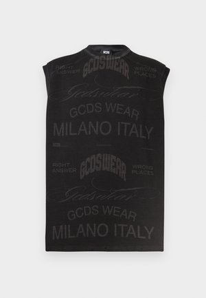 LABEL HISTORY SLEEVELESS CREW - Sweatshirt - black