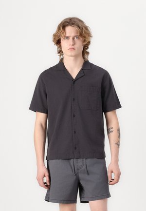Short-Sleeve Seersucker Shirt - Hemd - phantom